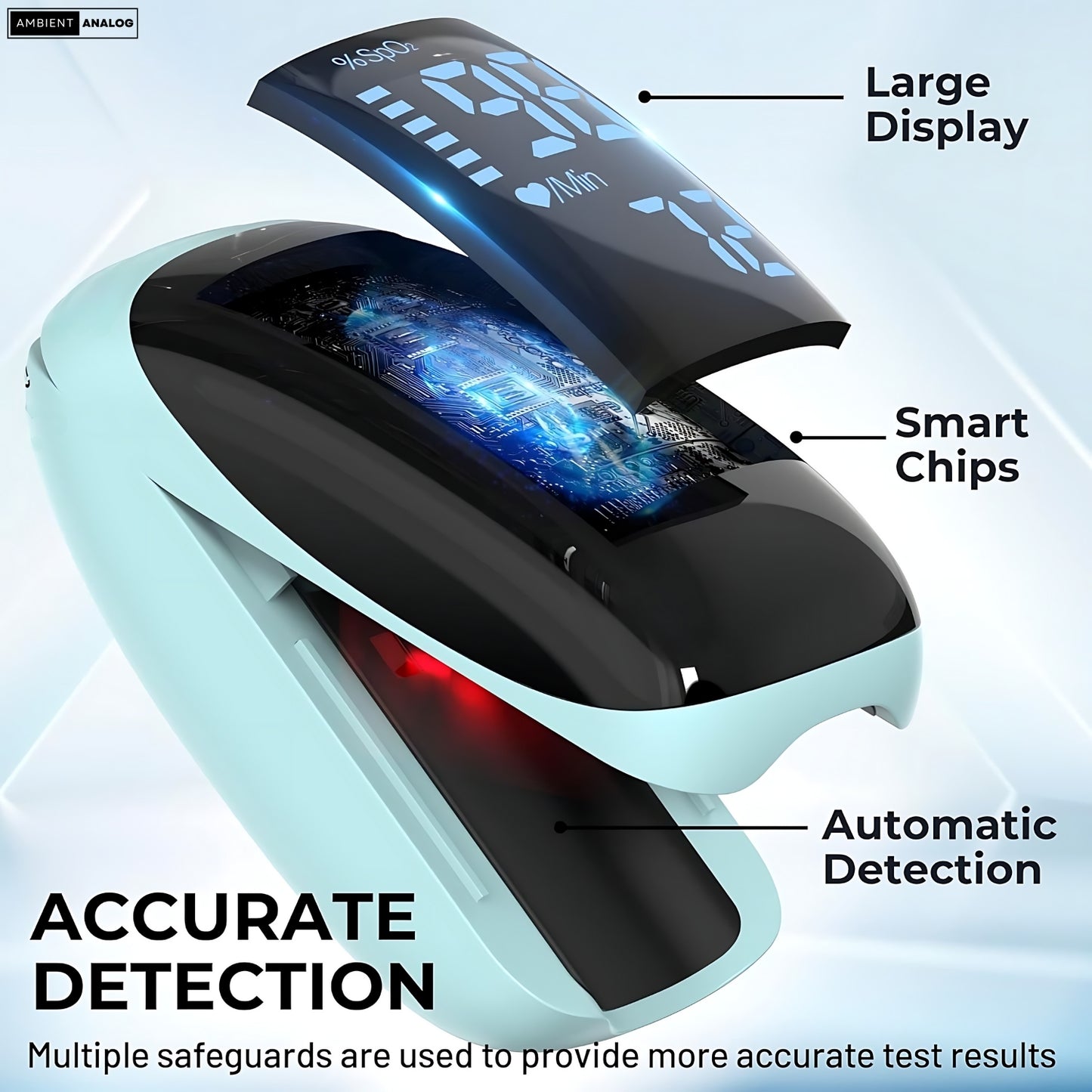 AmbientAnalog™ Finger Pulse Oximeter