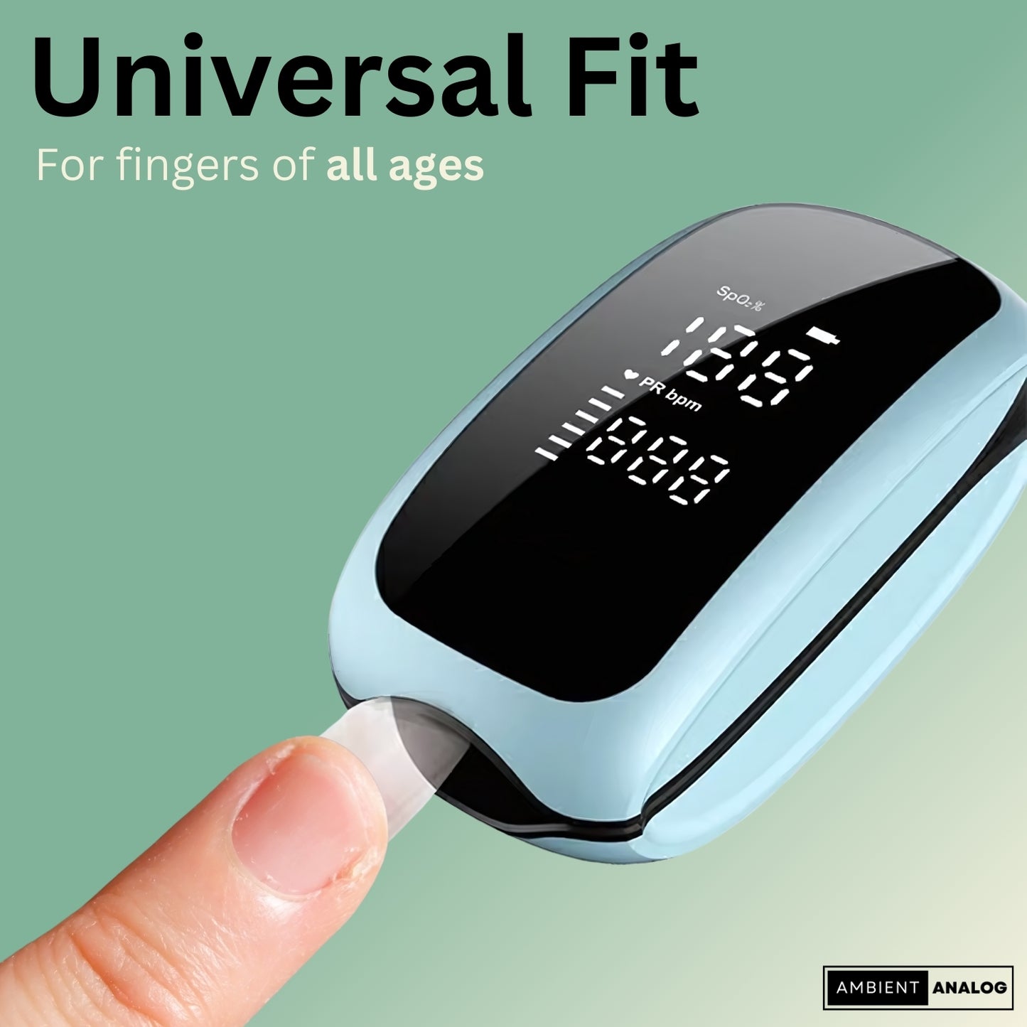 AmbientAnalog™ Finger Pulse Oximeter